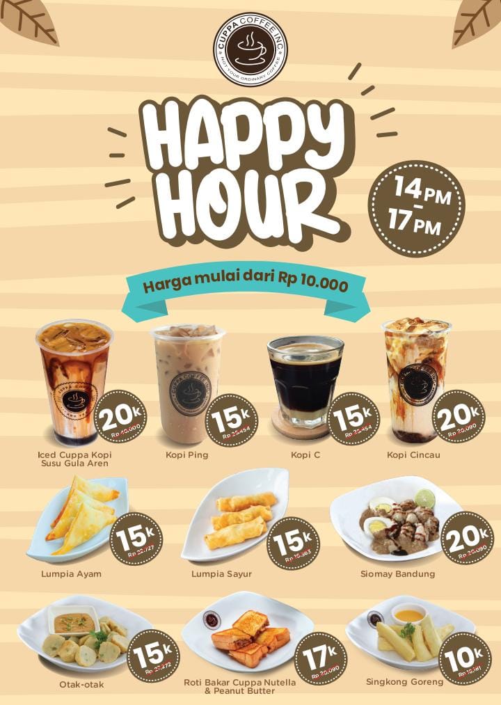 CUPPA COFFE HAPPY HOUR